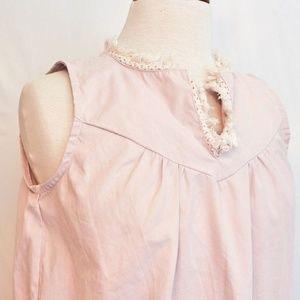 Gypsy Junkies Blush Pink Shift Dress Boho Hippie